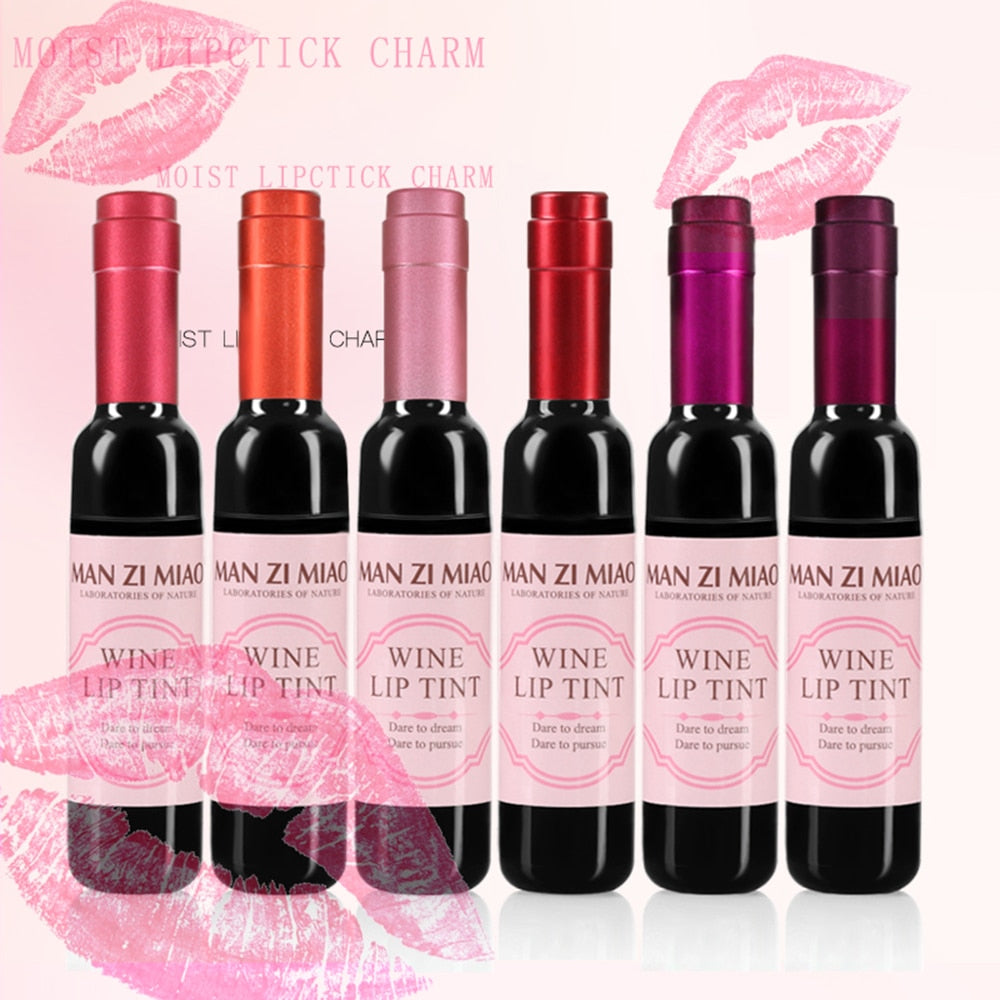 Wine lip tint