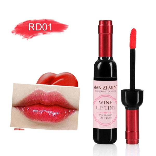 Wine lip tint