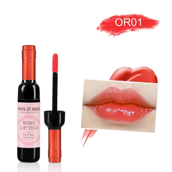 Wine lip tint